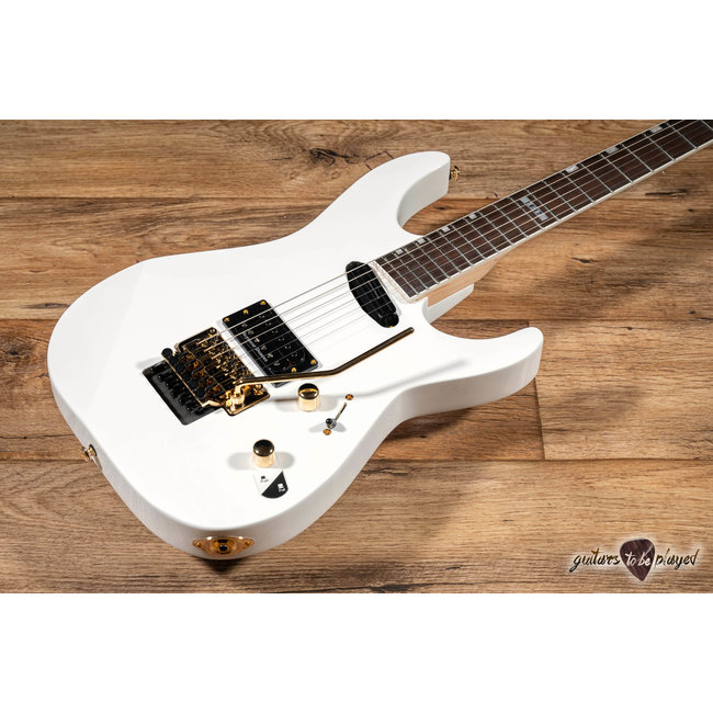 ESP LTD Mirage Deluxe ’87 Floyd Rose Guitar – Snow White