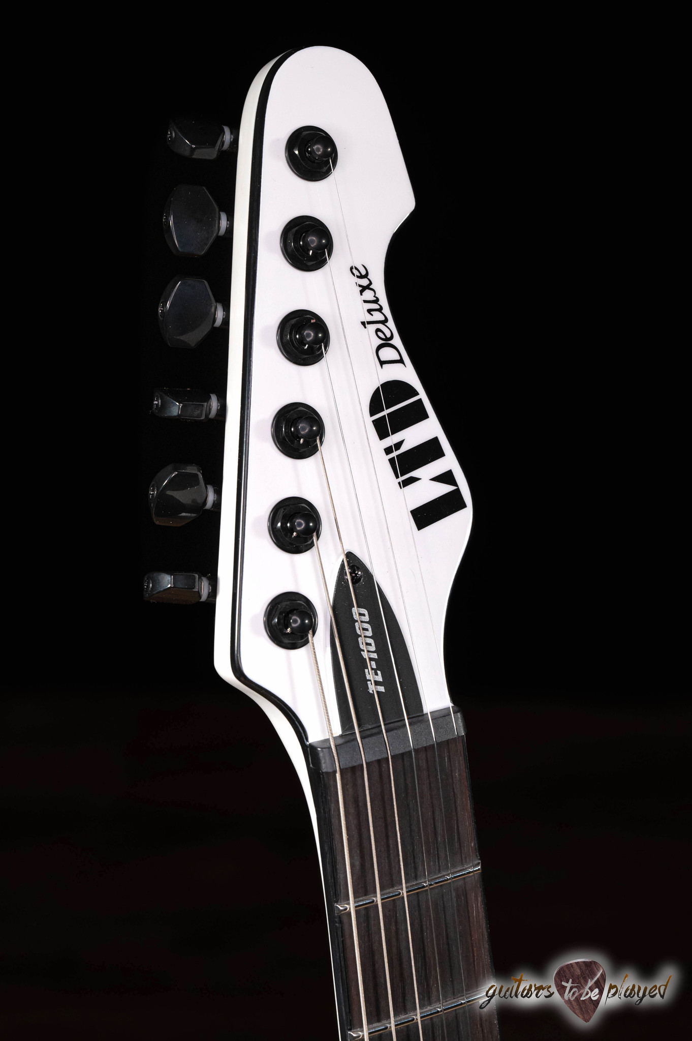 ESP LTD TE1000 Fishman Fluence Hipshot Guitar Snow White Guitars