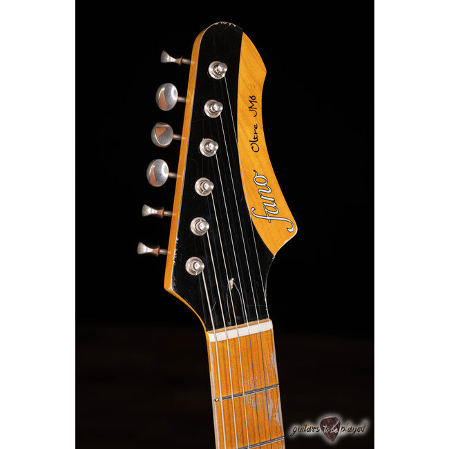 Fano JM6 Oltre Single Lollar Novel T Guitar w/ Gigbag – Butterscotch