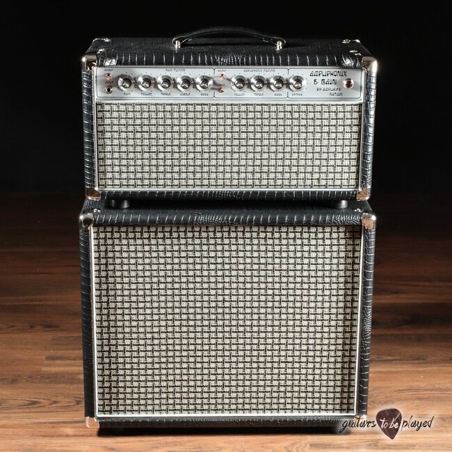 Amplified Nation Ampliphonix & Gain 50W Head & 112 Cab – Black Croc