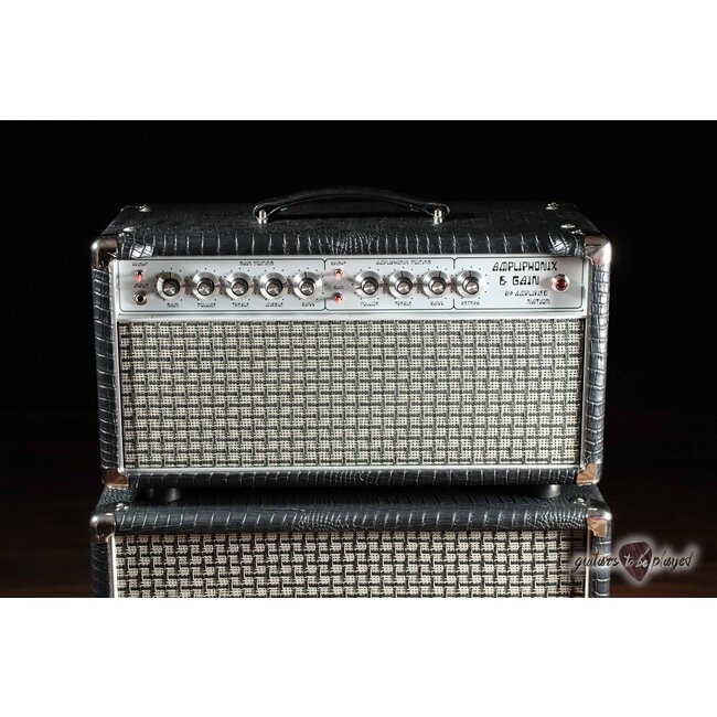 Amplified Nation Ampliphonix & Gain 50W Head & 112 Cab – Black Croc