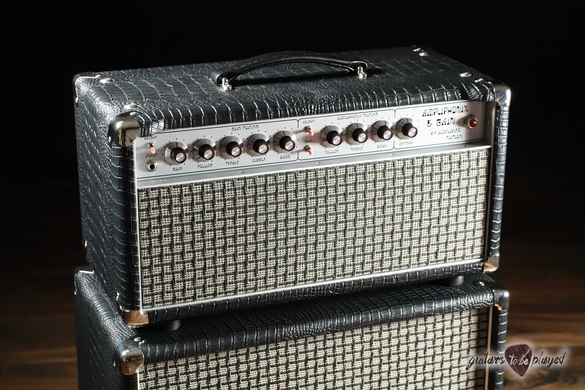 Amplified Nation Ampliphonix & Gain 50W Head & 112 Cab Black Croc