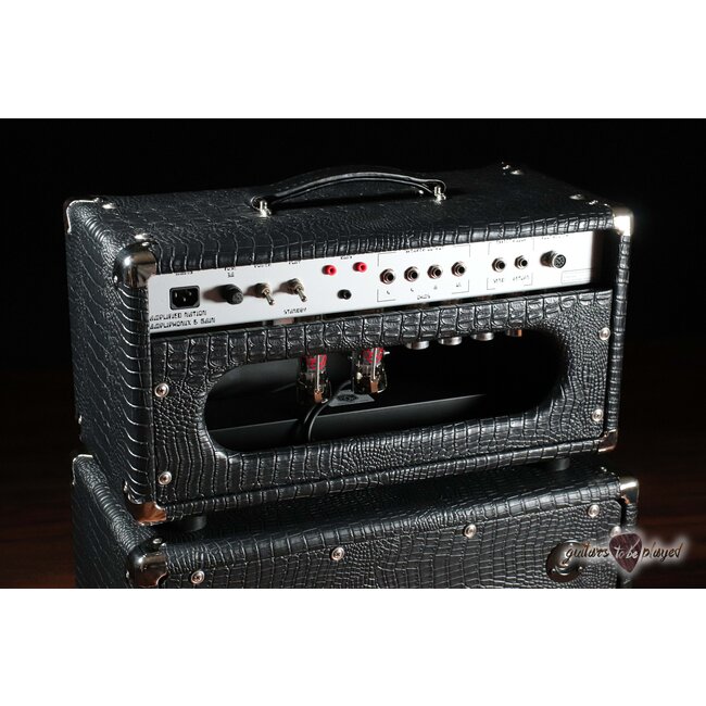 Amplified Nation Ampliphonix & Gain 50W Head & 112 Cab – Black Croc