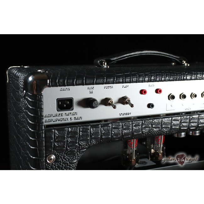 Amplified Nation Ampliphonix & Gain 50W Head & 112 Cab – Black Croc