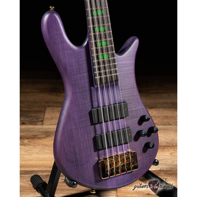 Spector Skyler Acord Signature 5-String Bass Guitar – Violet Stain Matte
