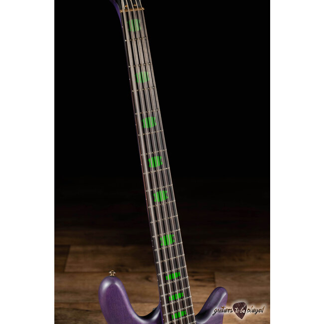 Spector Skyler Acord Signature 5-String Bass Guitar – Violet Stain Matte
