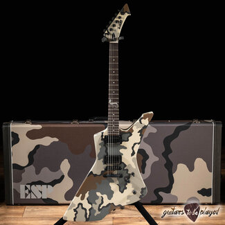 ESP LTD ESP LTD Snakebyte Camo James Hetfield Guitar w/ Case – Kuiu Camo Satin