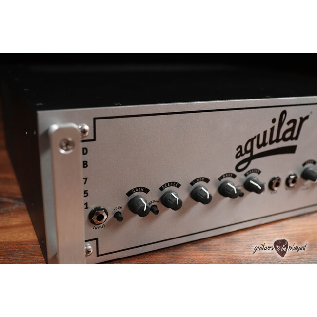 Aguilar DB 751 Hybrid Bass Amp Head, 975W @ 2ohm (Made in USA)