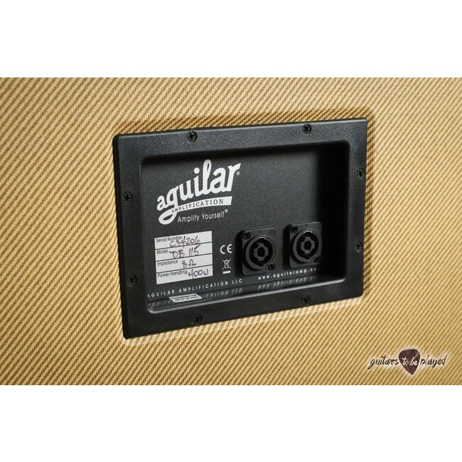 Aguilar DB 115 400W, 8 ohm Limited Edition Bass Cab – Boss Tweed