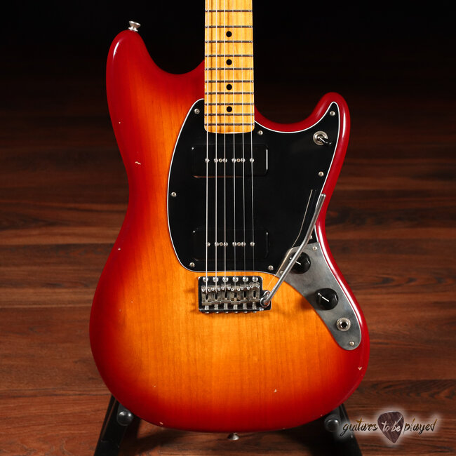 Fano MG6 Oltre Maple Fretboard Lollar P-90 Guitar – Cherry Burst