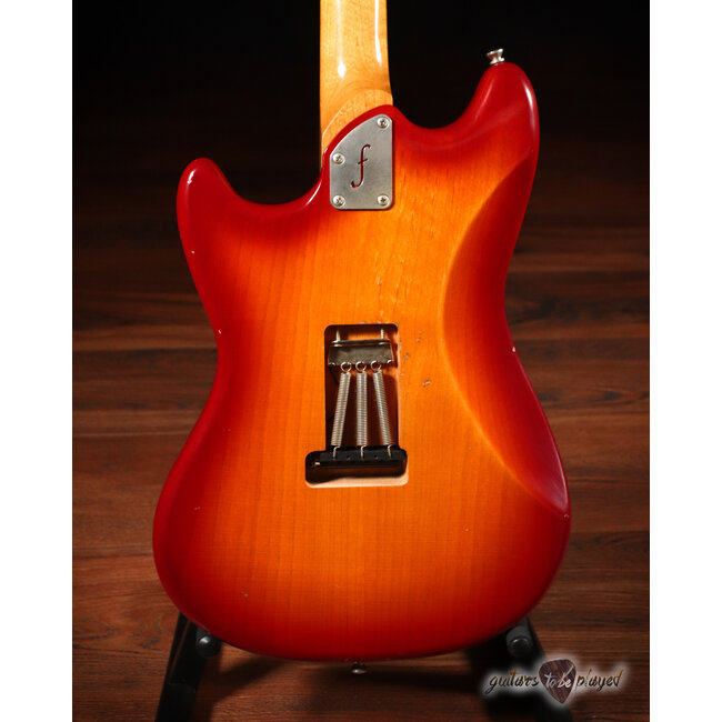 Fano MG6 Oltre Maple Fretboard Lollar P-90 Guitar – Cherry Burst