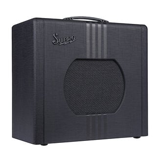 Supro 1820RBB Delta King 10 Reverb 5-Watt 1x10” Tube Combo Amp – Black & Black
