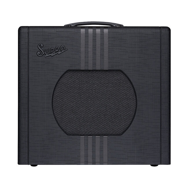 Supro 1820RBB Delta King 10 Reverb 5-Watt 1x10” Tube Combo Amp – Black & Black