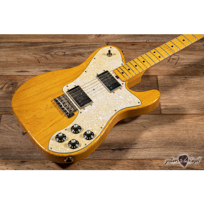 Shabat Lion Deluxe 1pc Swamp Ash Lollar Regal Guitar w/ Tremolo – Natural