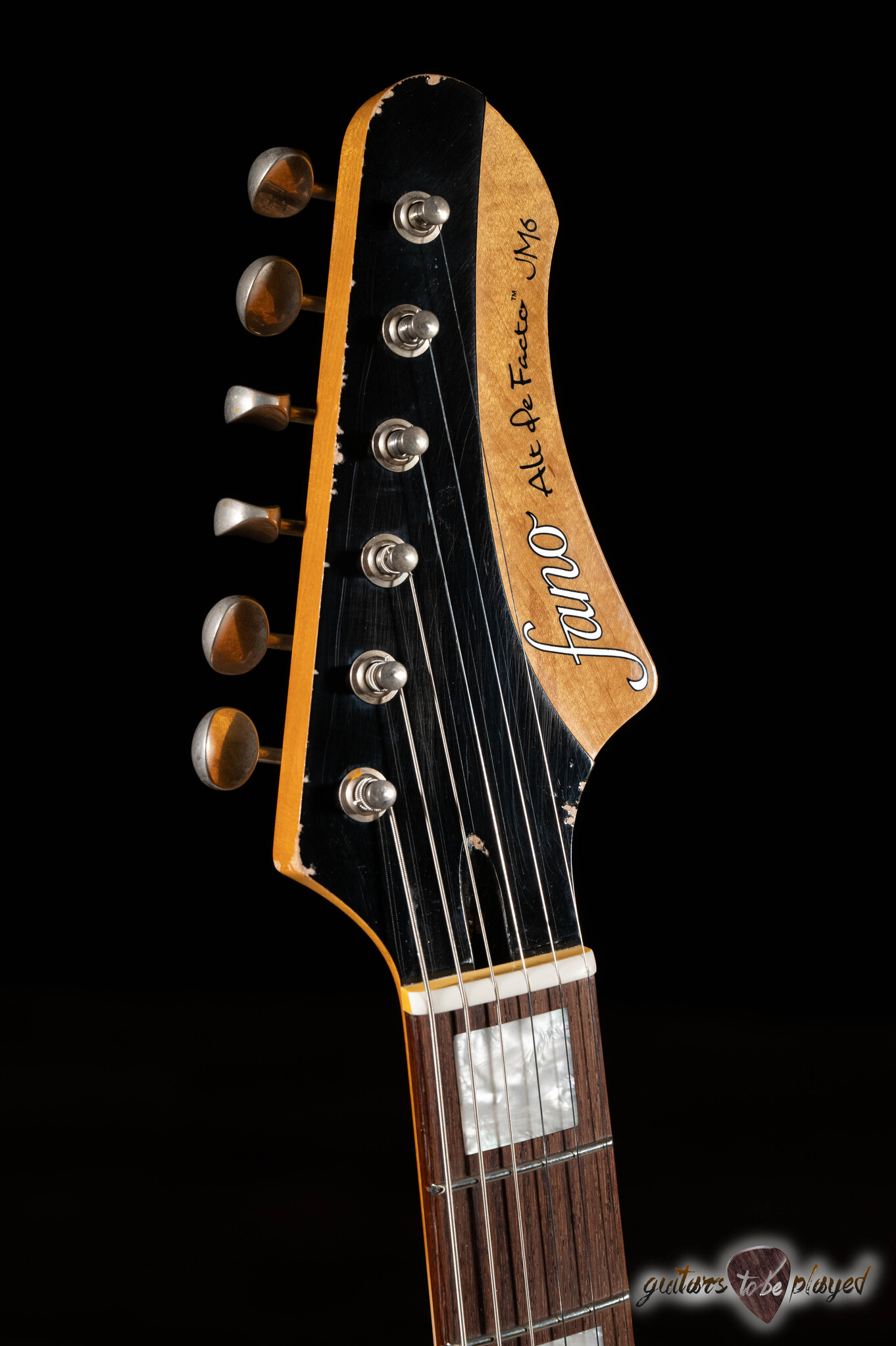 Fano JM6 Alt de Facto Lollar P-90 Guitar w/ Bigsby – 3-Tone Sunburst ...