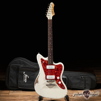 Fano Guitars Fano JM6 Oltre P-90 Guitar w/ Gigbag – Olympic White