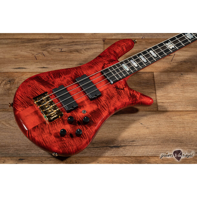 Spector Euro 4 LT Rudy Sarzo Signature Bass – Scarlett Red Gloss