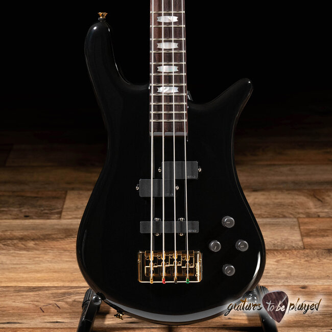 Spector Euro 4 Classic EMG Bass Guitar – Solid Black
