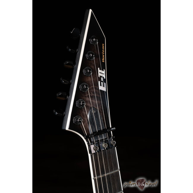 ESP E-II Horizon FR-II Floyd Rose EMG Guitar w/ Case – See Thru Black Sunburst