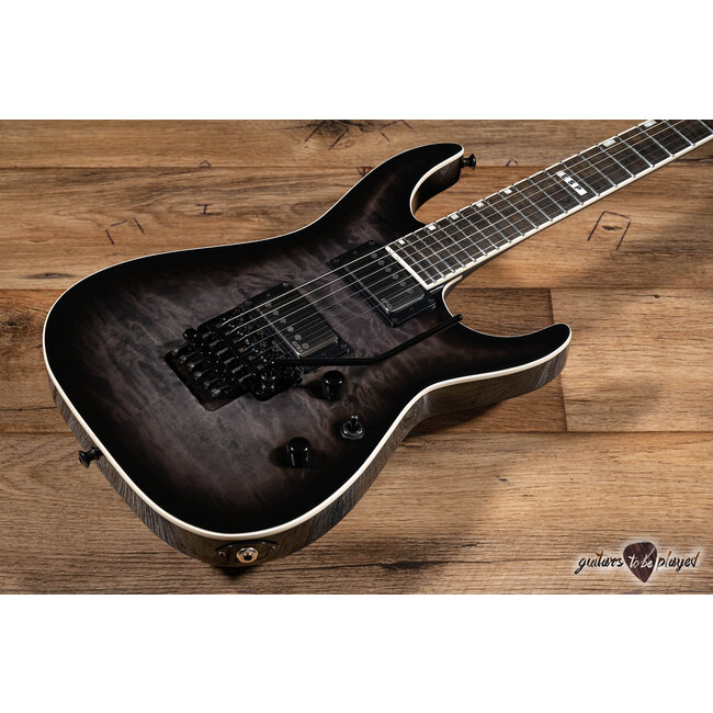 ESP E-II Horizon FR-II Floyd Rose EMG Guitar w/ Case – See Thru Black Sunburst