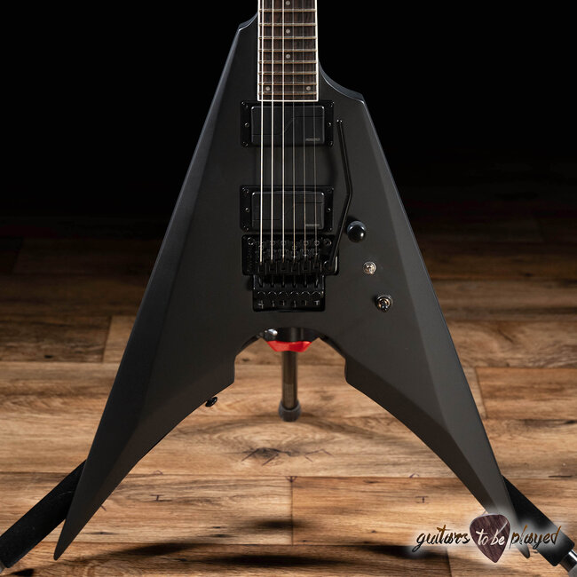 ESP LTD MK-600 Double Arrow Floyd Rose Guitar w/ Case – Black Satin