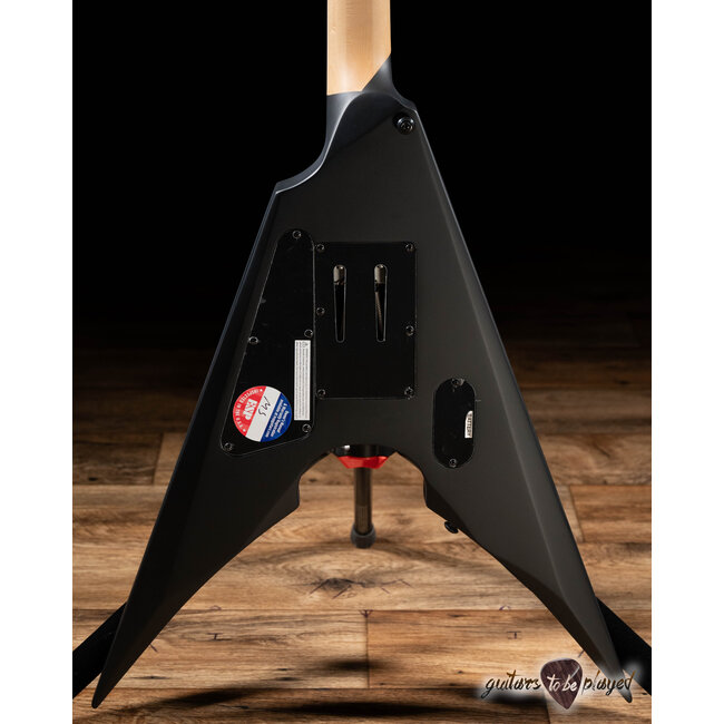 ESP LTD MK-600 Double Arrow Floyd Rose Guitar w/ Case – Black Satin