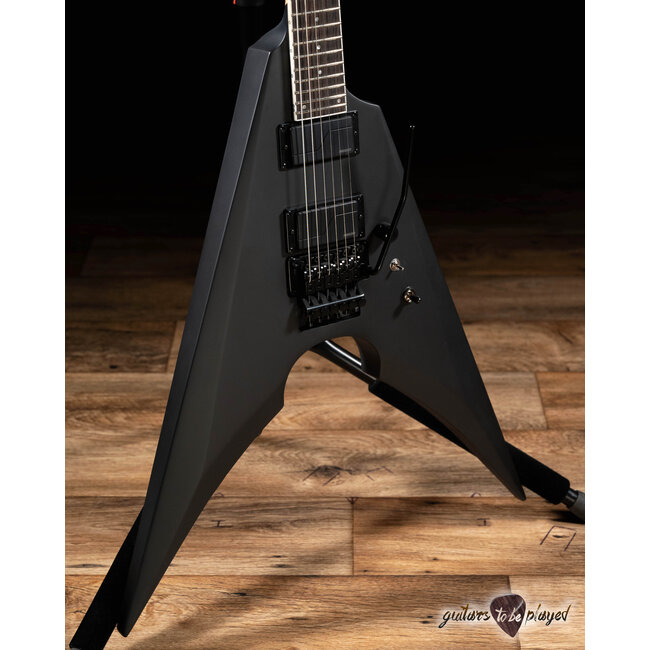 ESP LTD MK-600 Double Arrow Floyd Rose Guitar w/ Case – Black Satin