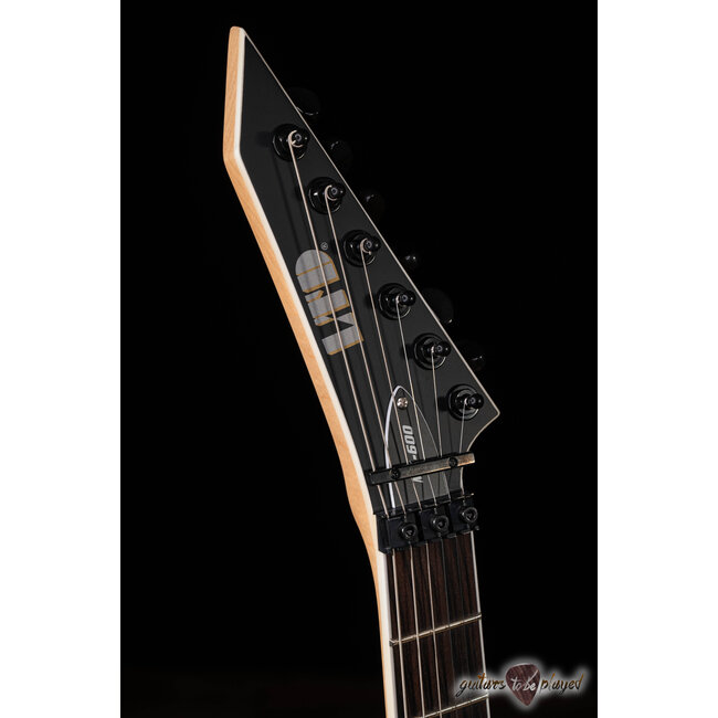ESP LTD MK-600 Double Arrow Floyd Rose Guitar w/ Case – Black Satin