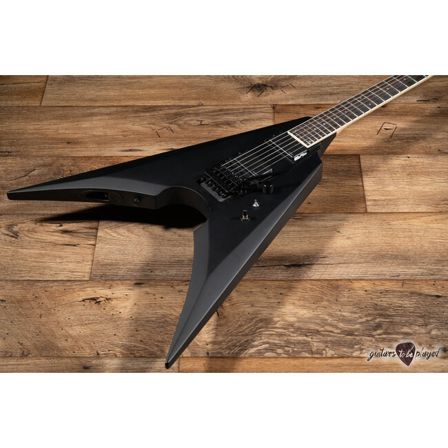 ESP LTD MK-600 Double Arrow Floyd Rose Guitar w/ Case – Black Satin