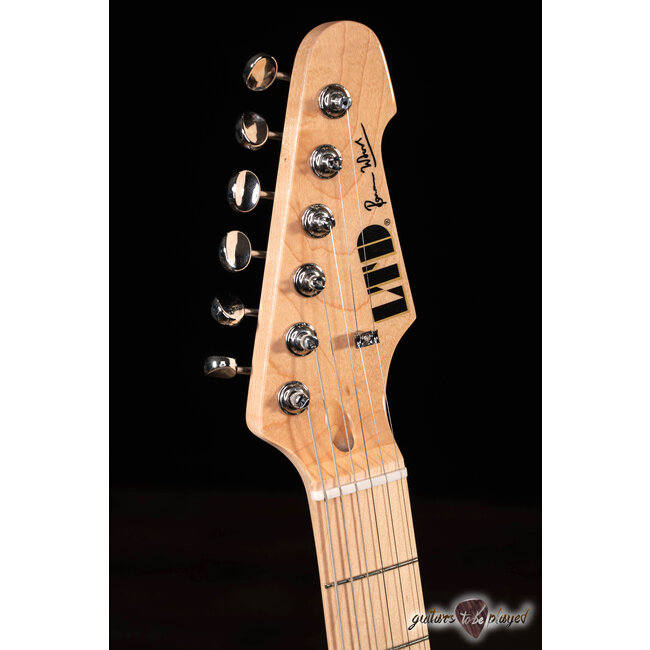 ESP LTD Ron Wood Signature Seymour Duncan Guitar w/ Case – Black