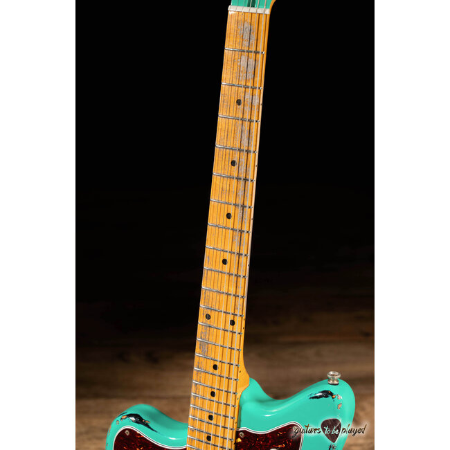 Fano JM6 Alt de Facto Left-Handed Lollar Imperial Guitar – Seafoam Green/3TSB