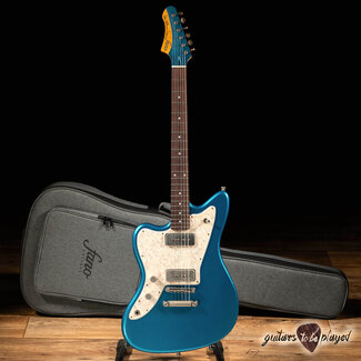 Fano Guitars Fano JM6 Alt de Facto Left-Handed Lollar P-90 Guitar – Lake Placid Blue
