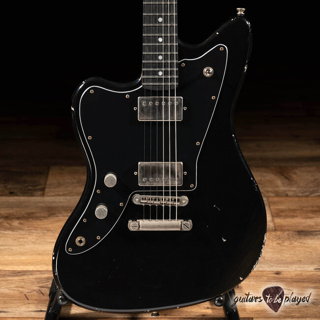 Fano JM6 Alt de Facto Left-Handed Suhr Thornbucker Guitar – Bull Black