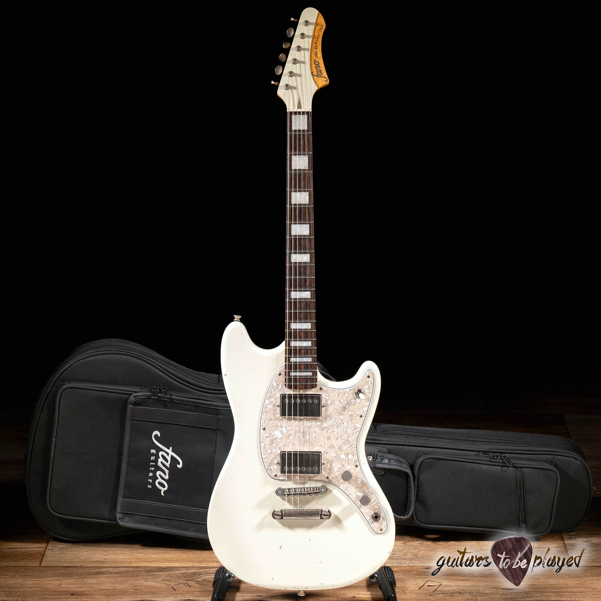 Fano MG6 Alt de Facto Guitar w/ Suhr SSV Pickups – Olympic White