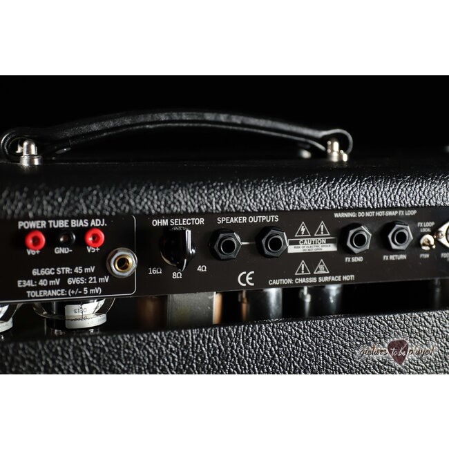 3rd Power Dirty Sink 6VEL Head w/ Footswitch & 112 Compact Cab – Black