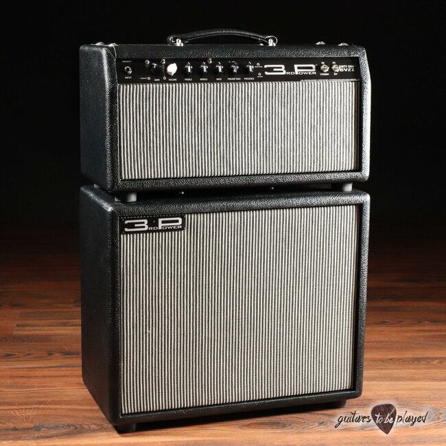 3rd Power Dirty Sink 6VEL Head w/ Footswitch & 112 Compact Cab – Black