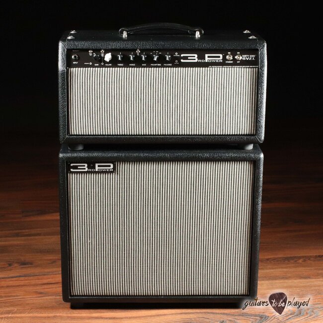 3rd Power Dirty Sink 6VEL Head w/ Footswitch & 112 Compact Cab – Black