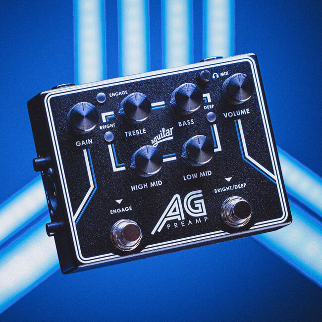 Aguilar AG Bass Preamp/DI Pedal (Made in USA) - IN STOCK