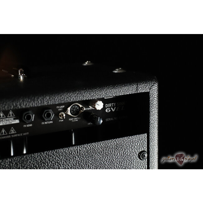 3rd Power Dirty Sink 6VEL Head w/ Footswitch & 212 Vertical Cab – Black