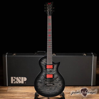 ESP ESP Japan Custom Shop Ben Burnley Signature EC Baritone – See Thru Black Sunburst Satin