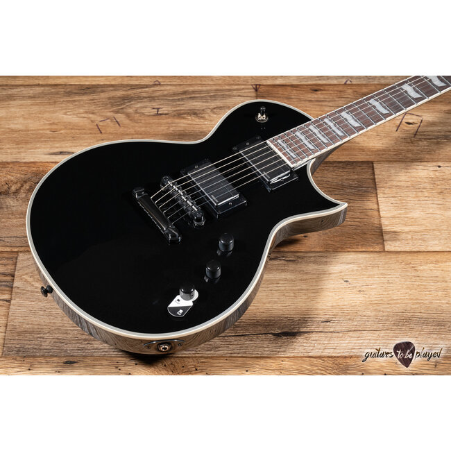 ESP LTD Deluxe EC-1000S Fishman Fluence Electric Guitar – Black