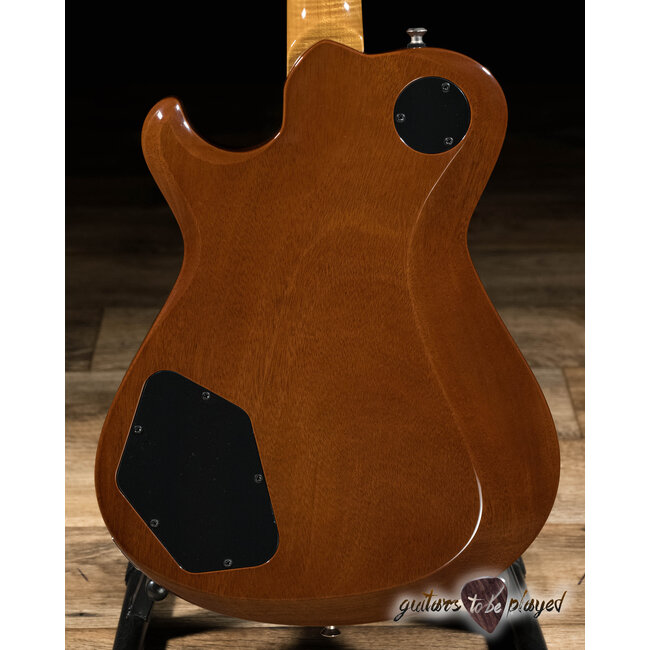 Knaggs Kenai T1 Quilt Top Flame Maple Neck & Indian Rosewood Guitar – Aged Scotch