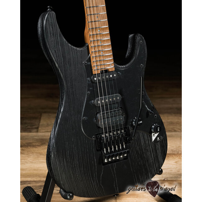 ESP LTD SN-1000FR Swamp Ash Floyd Rose Guitar – Black Blast