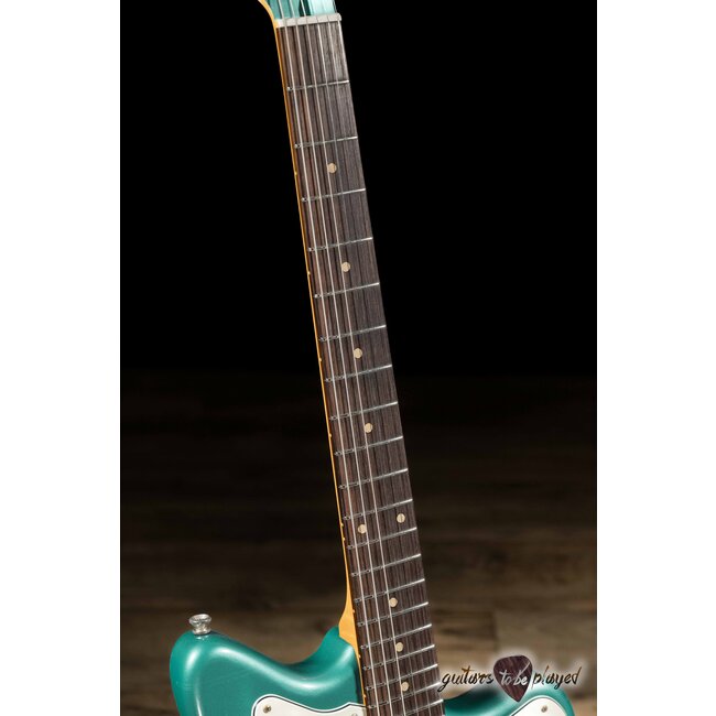 Fano JM6 Oltre Lollar Staple/Traditional P-90 Guitar w/ Gigbag – Sherwood Green