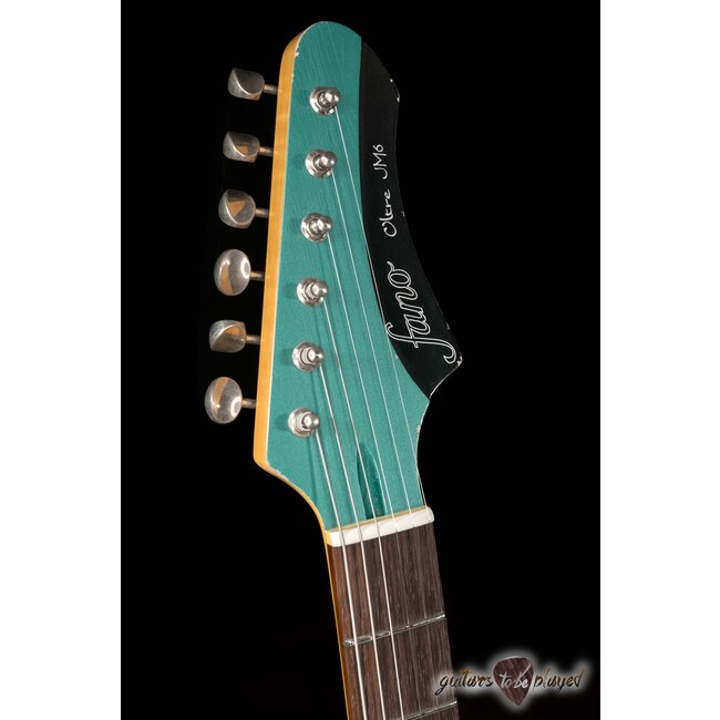 Fano JM6 Oltre Lollar Staple/Traditional P-90 Guitar w/ Gigbag – Sherwood Green