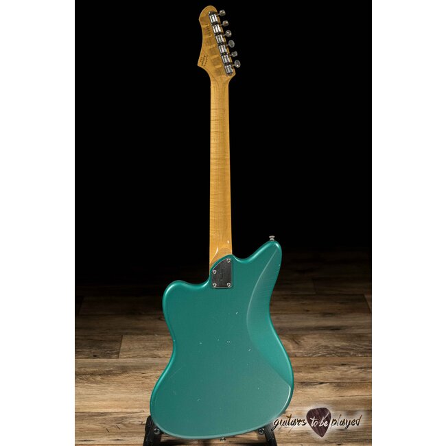 Fano JM6 Oltre Lollar Staple/Traditional P-90 Guitar w/ Gigbag – Sherwood Green