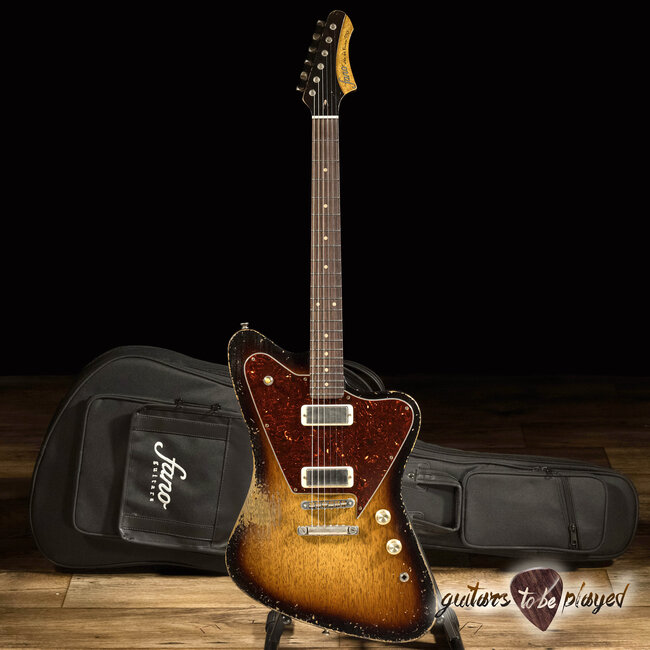 Fano PX6 Alt de Facto Korina Set Neck w/ Lollar Firebirds – Tobacco Burst