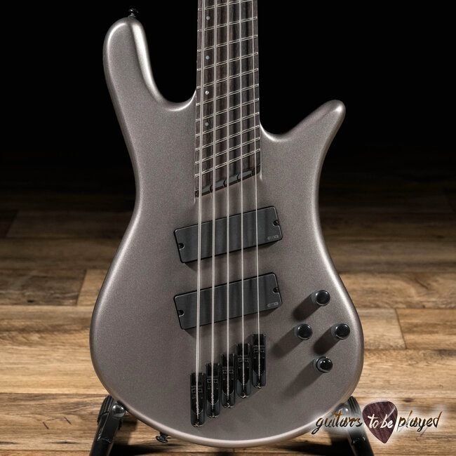 Spector NS Dimension HP 5 String Multi-Scale Neck-Thru Bass – Gunmetal Gloss