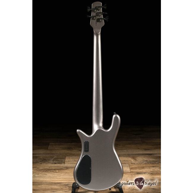 Spector NS Dimension HP 5 String Multi-Scale Neck-Thru Bass – Gunmetal Gloss