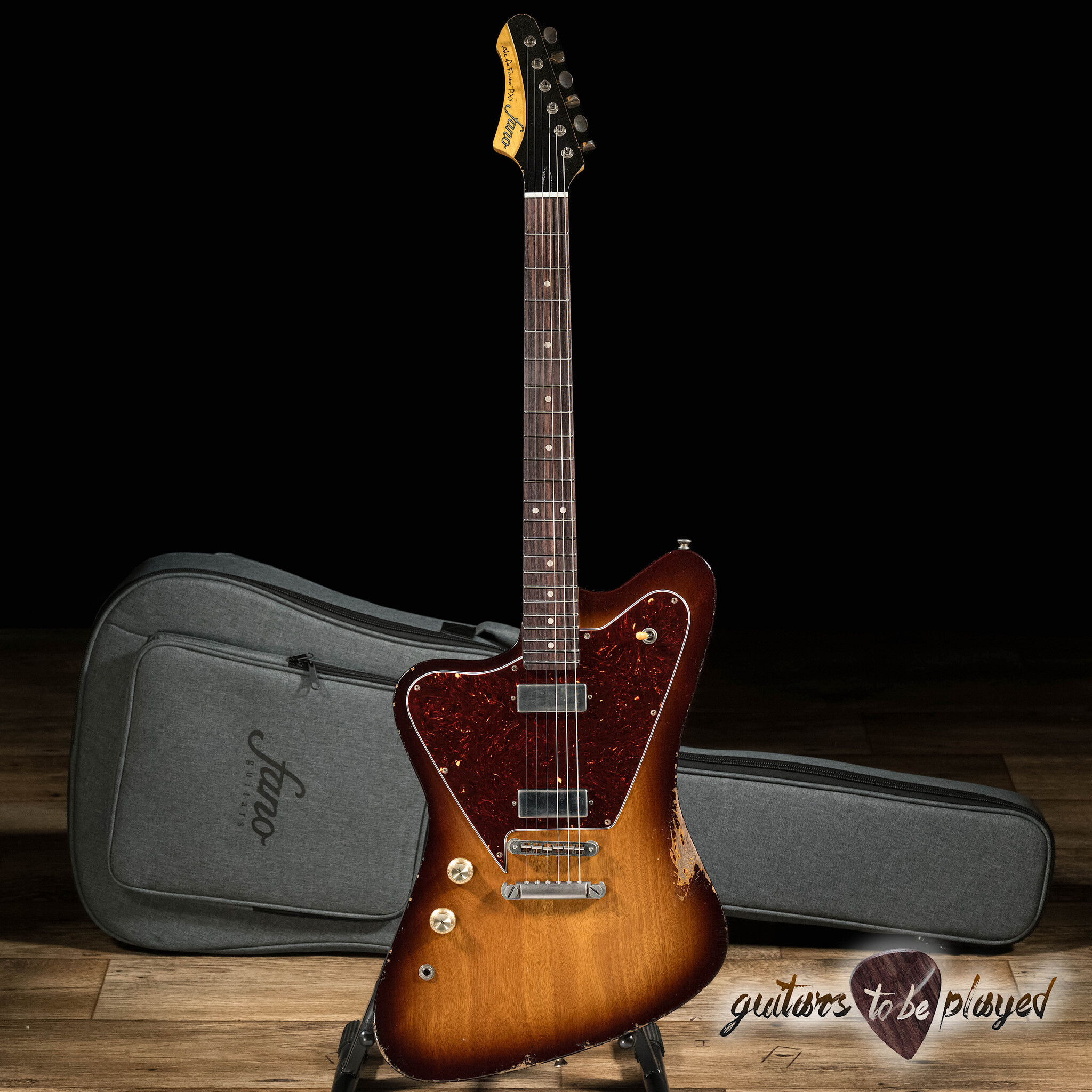 Fano PX6 Alt de Facto Left-Handed Mahogany Guitar –Tobacco Burst